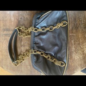 Authentic Dolce & Gabbana brown leather chain bag